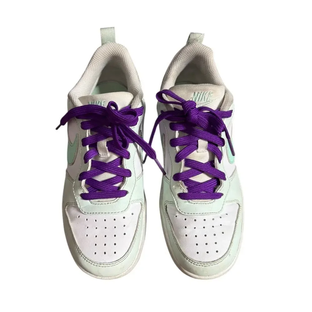 Nike Court Borough Low Recraft Youth Size US 3,5Y White/Mint FZ3539-100